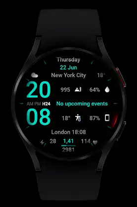 WR 001 Digital Watch Face screenshot 3
