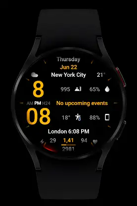 WR 001 Digital Watch Face screenshot 4