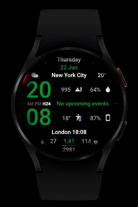 WR 001 Digital Watch Face screenshot 5