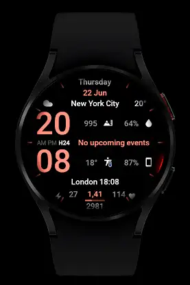 WR 001 Digital Watch Face screenshot 7