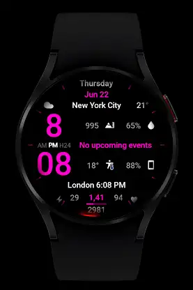 WR 001 Digital Watch Face screenshot 2