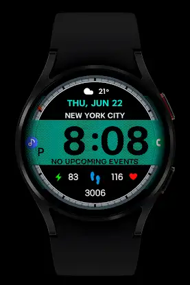 WR 002 Digital Watch Face screenshot 6