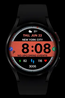 WR 002 Digital Watch Face screenshot 4