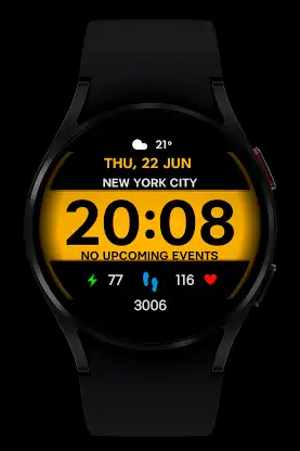 WR 002 Digital Watch Face screenshot 3