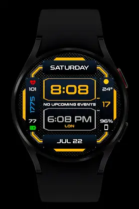 WR 006 Duo Digital Watch Face screenshot 3