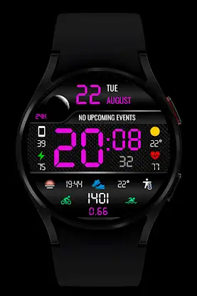 WR 007 Digital Watch Face screenshot 5