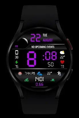 WR 007 Digital Watch Face screenshot 6