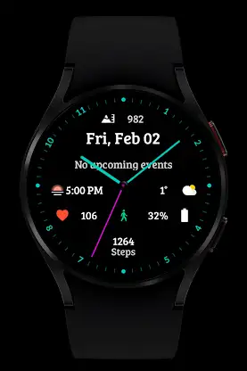 WR 011 Analog Watch Face screenshot 2