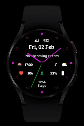 WR 011 Analog Watch Face screenshot 3