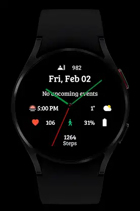 WR 011 Analog Watch Face screenshot 4