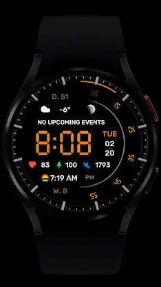 WR 014 Digital Watch Face screenshot 4