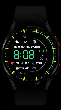 WR 014 Digital Watch Face screenshot 6