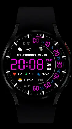 WR 014 Digital Watch Face screenshot 5