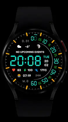 WR 014 Digital Watch Face screenshot 3