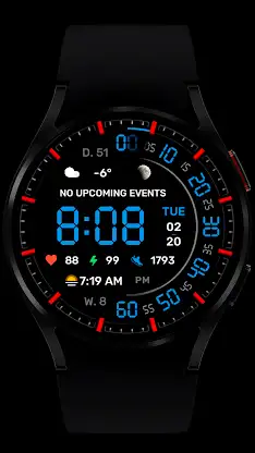 WR 014 Digital Watch Face screenshot 2