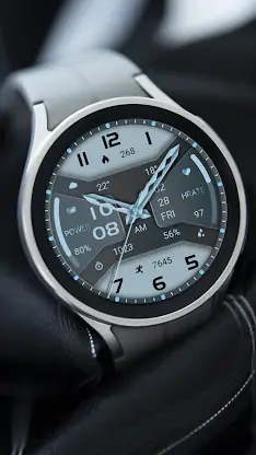 Water Blue Texture ZKin Watch screenshot 2