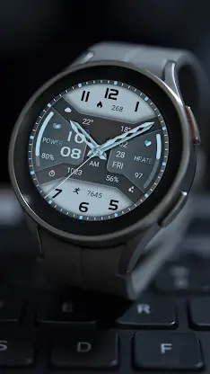 Water Blue Texture ZKin Watch screenshot 5