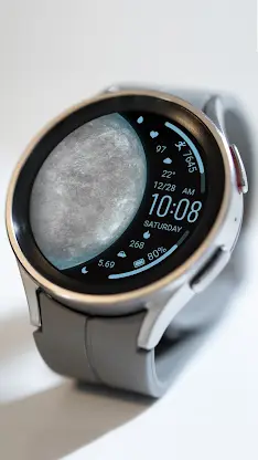 Water Colored Planet Wear OS screenshot 5