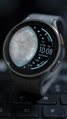 Water Colored Planet Wear OS screenshot 8