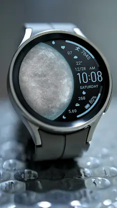 Water Colored Planet Wear OS screenshot 6