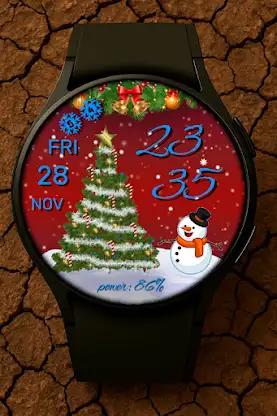Winter Holidays watch face screenshot 6