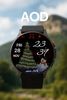 Winter Holidays watch face screenshot 8