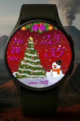 Winter Holidays watch face screenshot 7