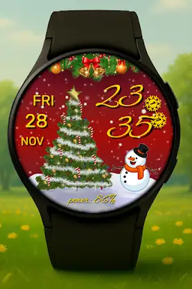 Winter Holidays watch face screenshot 4