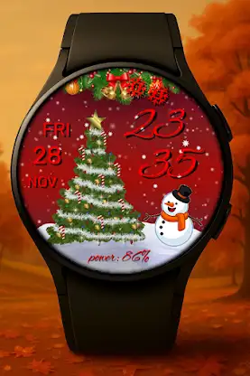Winter Holidays watch face screenshot 3