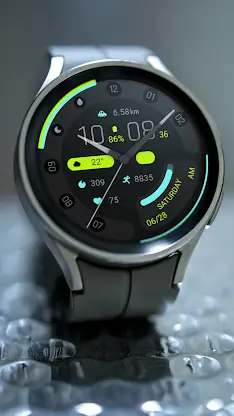 Wise Blue For Wear OS screenshot 4