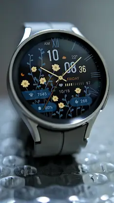 Yellow Flower For Wear OS screenshot 6