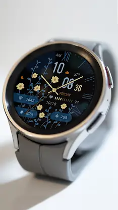 Yellow Flower For Wear OS screenshot 5