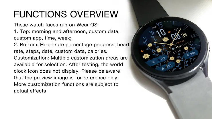 Yellow Flower For Wear OS screenshot 3