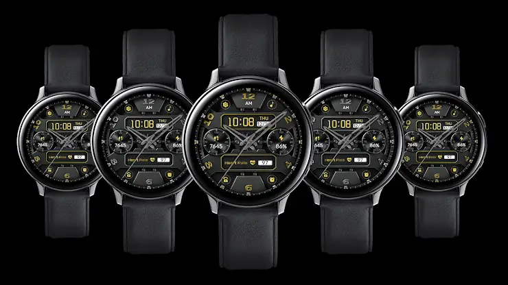 Yellow Function For Wear OS screenshot 1