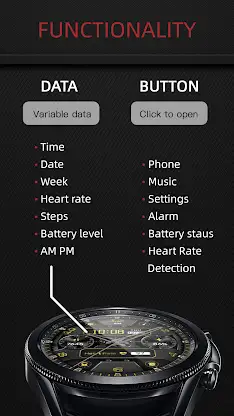 Yellow Function For Wear OS screenshot 2