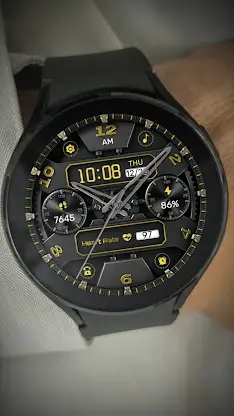 Yellow Function For Wear OS screenshot 4