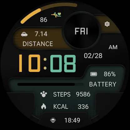 ZKinWatch Yellow green Texture screenshot 6
