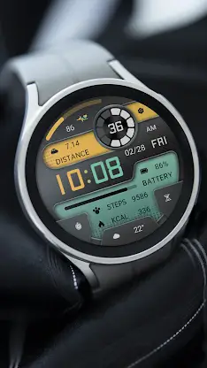 ZKinWatch Yellow green Texture screenshot 2