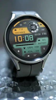 ZKinWatch Yellow green Texture screenshot 4