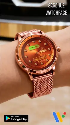 Cosmic Orange Watch Face screenshot 1