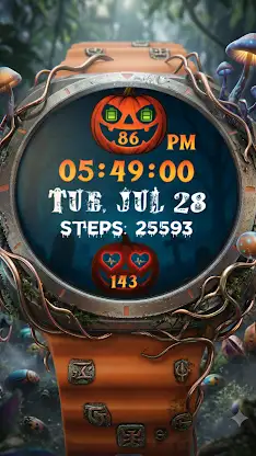 Halloween Forest Watch Face screenshot 7