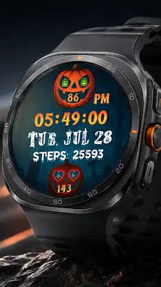 Halloween Forest Watch Face screenshot 2