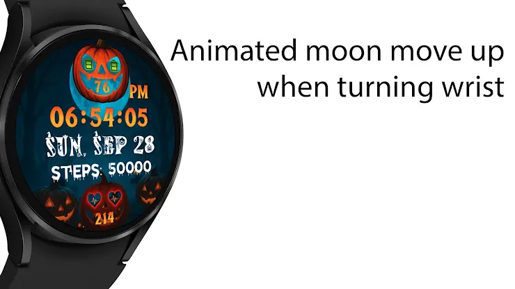Halloween Forest Watch Face screenshot 5