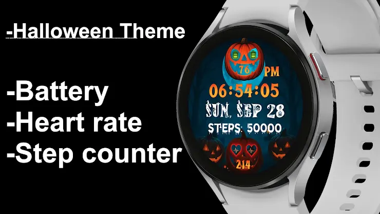 Halloween Forest Watch Face screenshot 4