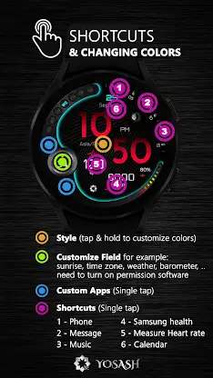 A415 Neon Digital Wear OS screenshot 8