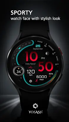 A415 Neon Digital Wear OS screenshot 1