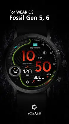 A415 Neon Digital Wear OS screenshot 5