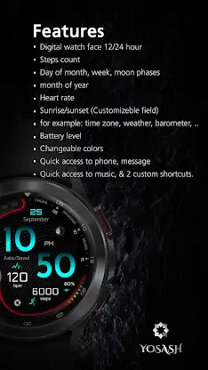 A415 Neon Digital Wear OS screenshot 4