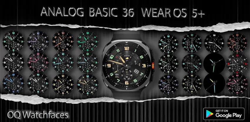 Analog Basic 36 WF Wear OS 5+ screenshot 8