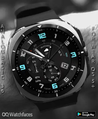 Analog Basic 36 WF Wear OS 5+ screenshot 4